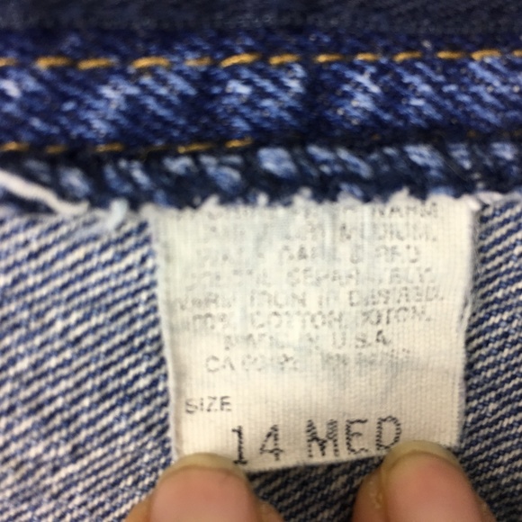 Lee Vintage Jeans Acid Wash High Rise‎ size 14 - Picture 7 of 8